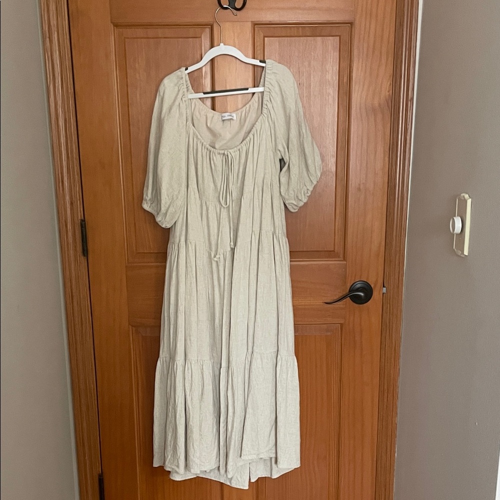 Neutral Ground Cream Dress - see note on offers below:)